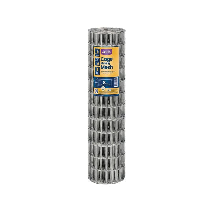 Jack 60cm x 8m 50 x 25mm Heavy Duty Cage Mesh