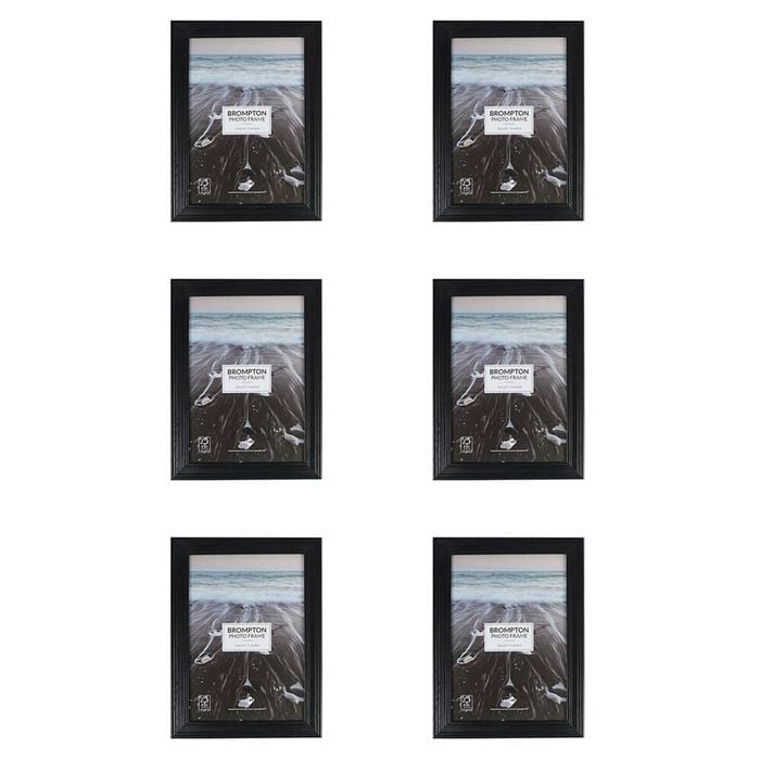 6PK Unigift Brompton Home Photo/Picture Frame A4 Assorted