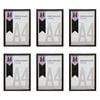 6PK Frankie & Me Picture Frame A4 Photo Holder Home/Office Decor Black