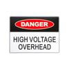Brutus 450 x 600mm High Voltage Overhead Plastic Sign 