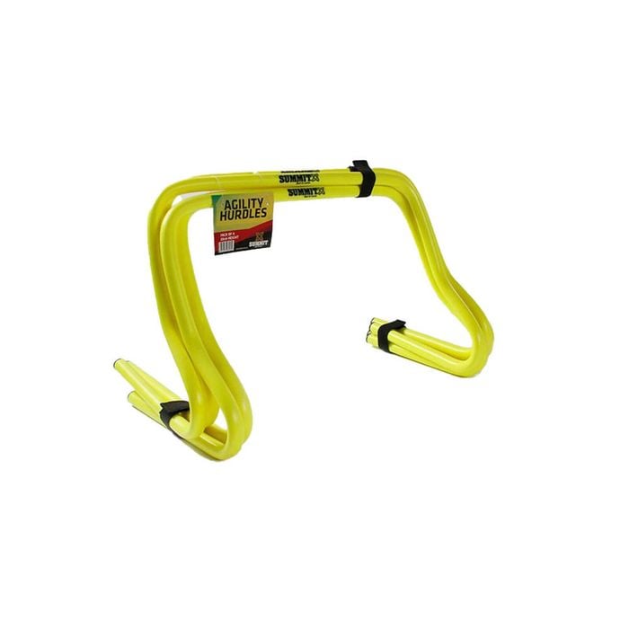 4pc Summit Global Agility Hurdles 30cm Soccer Training Tools - Yellow
