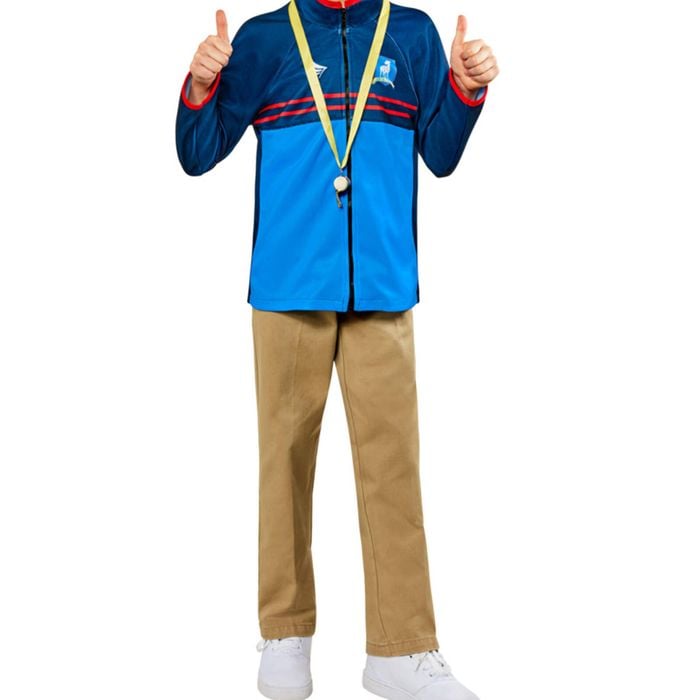 Ted Lasso Costume Coaches Top With Visor Child Halloween Fancy Dress Yellow
