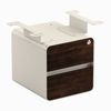 Desky Minimal Under Desk Cabinet Wheat Frame