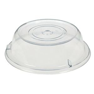 Kh Healthcare Clear Plastic Plate Cover Polycarbonate 240mm 12 Pack