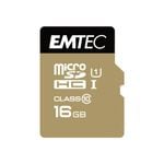 Emtec MicroSD Memory Card 16GB Class 10 With Out Adapter   - Memory Card
