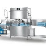 Hobart Premax Double Rack Hood-Type Dishwasher with ASR & Vapostop - Passthrough Dishwashers (HB-AUPT-V)