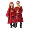 Harry Potter Gryffindor Quidditch Robe Halloween Costume with Hood and Emblem for Adults - Multi Colour, 6-PLUS