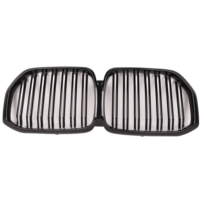 Gloss Black X5m Style Front Bumper Bar Bodykit Grille Grill For Bmw X5 G05 18-23