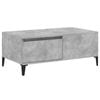 vidaXL Coffee Table Side Console Table End Table Concrete Grey