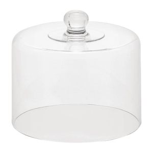 Chef Inox Cloche Straight Sided Clear Polycarbonate 208x182mm Food Cover