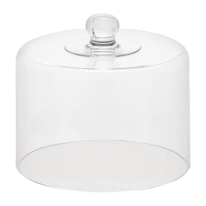 Chef Inox Cloche Straight Sided Clear Polycarbonate 208x182mm Food Cover