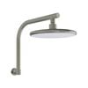 Revolution  Brushed Nickel Self Cleaning Overhead Rain Shower And Arm