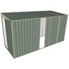 Build-a-Shed 1.5 x 3.7 x 2m Single Sliding Side Door Skillion Shed - Green