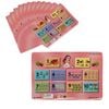 Set of 12 PVC Easy Care Placemats - Counting Numbers 43 x 28 cm