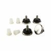 Surface Gard 28mm Threaded Metal Stem Furniture Glides