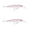 2x Rapala 14cm Countdown Magnum Sinking Trolling Fishing Lures - Hot Pink UV