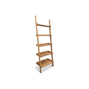 Modern Furniture MILT Leaning Bookcase 66cm - Natural Oak