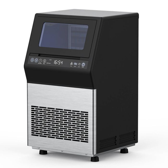 YOPOWER 45kg Black Commercial Ice Maker