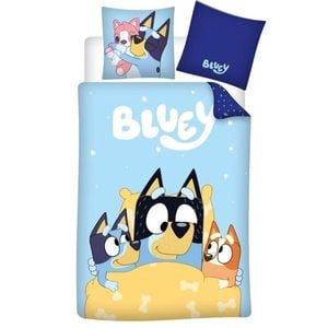Bluey Goodnight Cotton Quilt Cover Set - Single Bed Size
