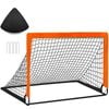6PCS Portable Soccer Goal Net - 4'x3' Training Equipment for Backyard, Easy Assembly & Foldable - All Ages Gift