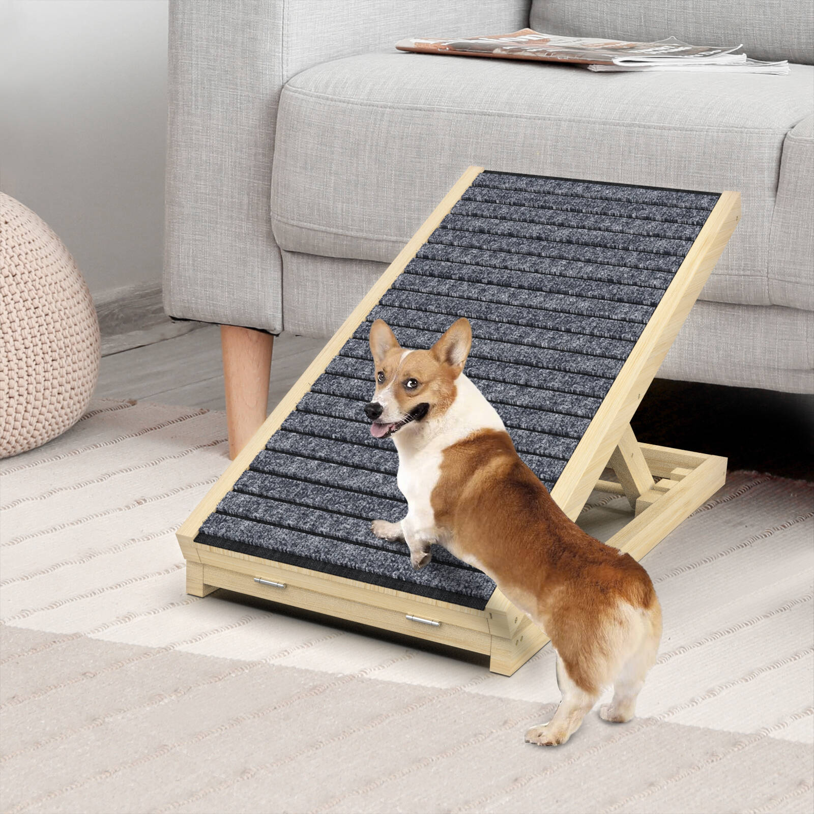 Advwin Pet Ramp Foldable 70cm Dog Ramp Bunnings Australia