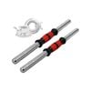 40cm PVC Handle Dumbell Bar - 1 Pair Stainless Dumbell Weight - 25mm Diameter
