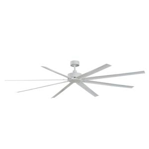 Mistral 213cm White 8-Blade Zephyr DC Ceiling Fan