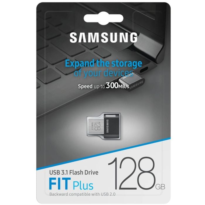 Samsung Usb 3.1 128gb Flash Drive Fit Plus Memory Stick (300mb/s) |muf-128ab