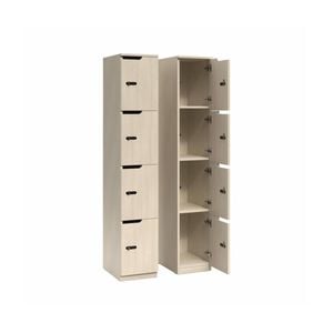 Olg Knox Locker Four Door Nordic Maple W305mm X D455mm X H1805mm