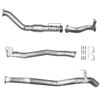 Ignite Exhausts Turbo Back For Toyota Landcruiser 76 Series Wagon 3" Cat & Pipe Only Raw Aluminised Steel