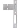 Lane Satin Stainless Steel Extended Right Hand Lip Striker Plate