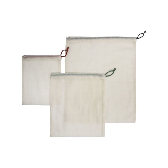 Stephanie Alexander 3pc Produce Bags - Small/Medium/Large Assorted