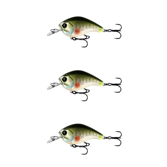 3x 13 Fishing 60mm Jabber Jaw Crankbait Fishing Lures - Dream Gill
