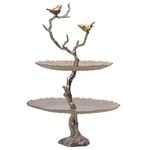 Aluminium Glass Tree Cake Stand