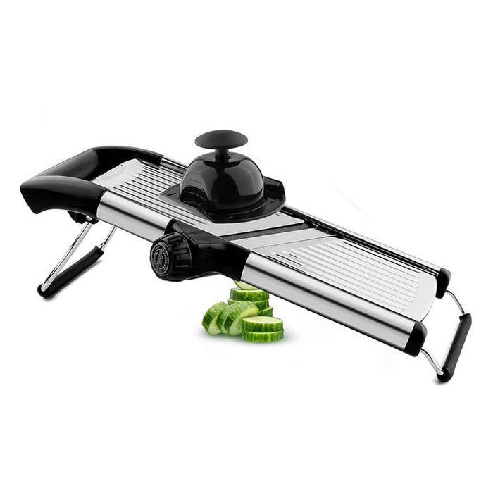 Catzon Adjustable Stainless Steel Mandoline Slicer for Vegetable Chopper