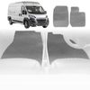 6D Diamond Car Floor Mats for FIAT Ducato 2006-Current-Front Set-Grey-Outback GT