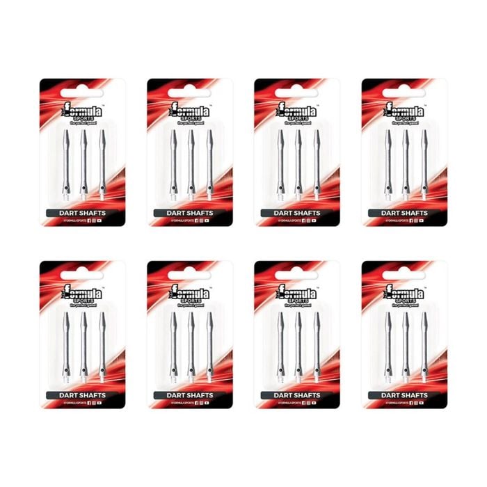24pc Formula Sports Alloy Dart Shafts Stem Accessory Tom Thumb 14.8mm Assorted