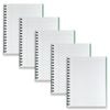 5pc Spirax 511 Hard Cover Notebook Writing Stationery Twin Wire 200-pages Green