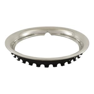 Torco 12 Inch Universal Smooth Stainless Steel Beauty Wheel Trim Ring Set of 4