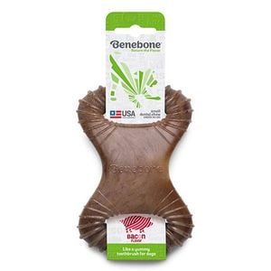 Benebone Dental Bacon Chew Toy For Puppy Small 1 Piece