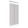 Lugna 2400 x 1200mm Clear Anodised VJ Panels Wardrobe Double Sliding Doors