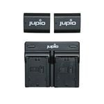 Jupio 2x Batteries 2040mAh & USB Dual Charger Kit For Sony NP-FZ100