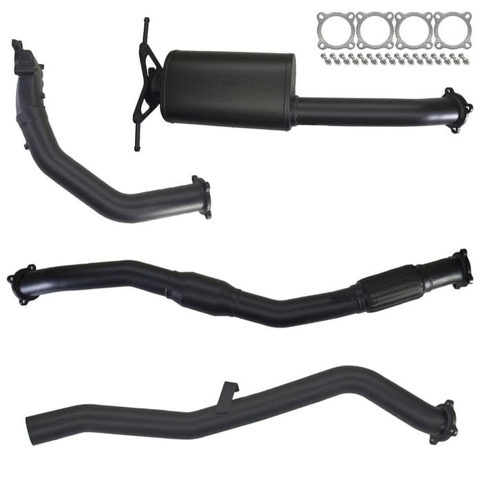 Ignite Exhausts Turbo Back For Nissan D22 Navara 2.5l 3" Cat & Muffler 409 Stainless Steel