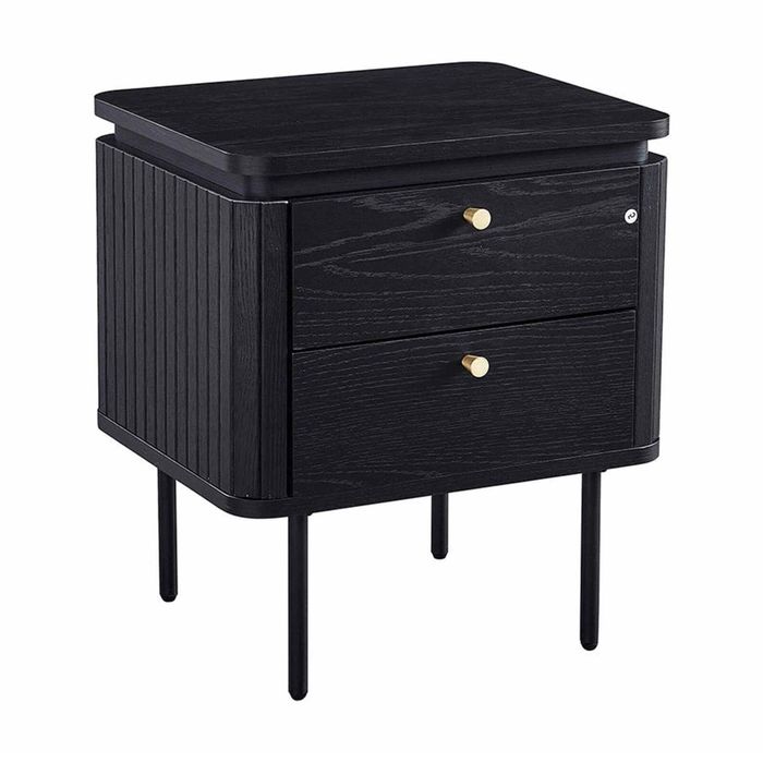 Modern Furniture KAIDAN Side Table/Bedside Table 48cm - Black