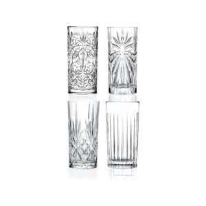 RCR Mixology Highball Crystal Tumblers Set 4 - 440ml