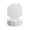 iDEER LIFE Acoustic Foam 12PCS Sound Absorbing Panels Wall Tiles (Hexagon Shape- White)