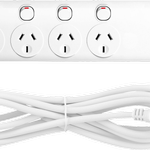 Arlec 6 Outlet Individually Switched Powerboard