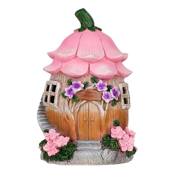 Northcote Pottery Pink Fairy House Statue