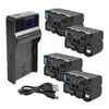 8700mah Np-f960 Npf960 Battery For Sony F970 Np-f950 Np-f770 Np-f750 / Charger ( Choose Your Variant )