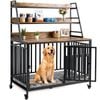 Advwin Dog Crate Furniture Heavy Duty Dog Cage Sturdy Dog Kennel